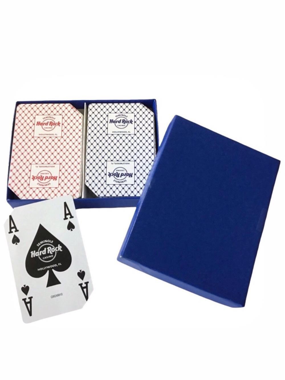 Seminole Hard Rock Casino Playing Cards Hollywood FL 2 Played Decks in Box